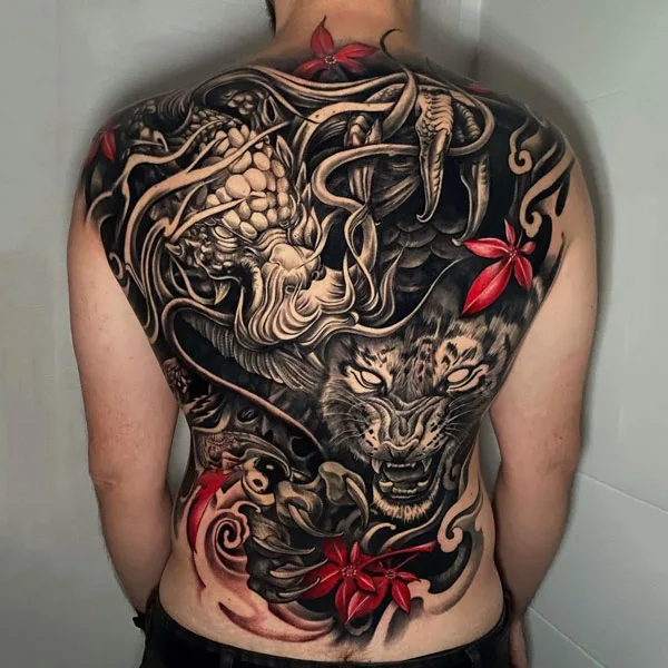123 Trending Back Dragon Tattoo Designs For This Year!