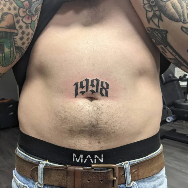 Belly button tattoo 47