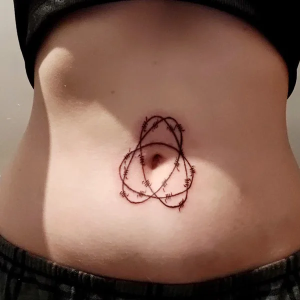 Belly button tattoo 48