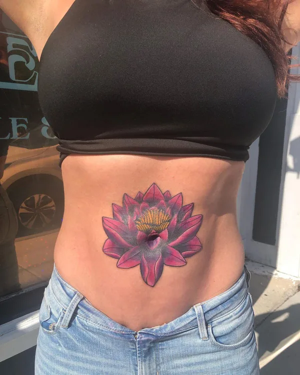Belly button tattoo 53