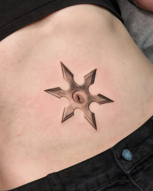 Belly button tattoo 69