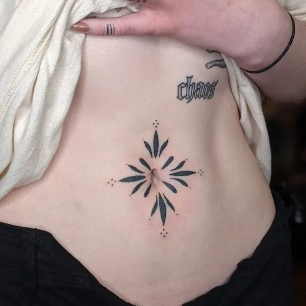 Belly button tattoo 70