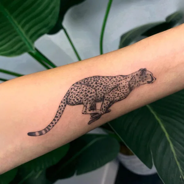 Cheetah tattoo 1