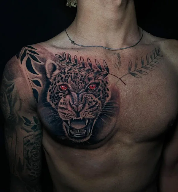 Cheetah tattoo 14
