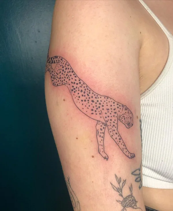 Cheetah tattoo 25