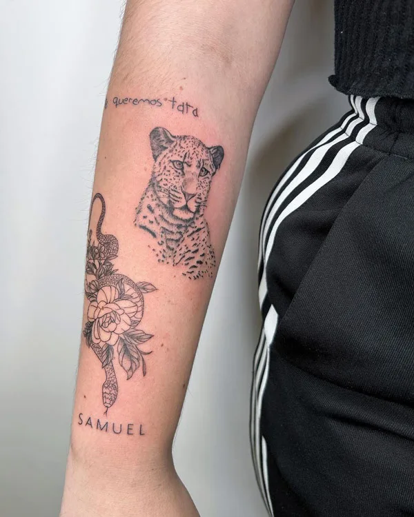 Cheetah tattoo 28