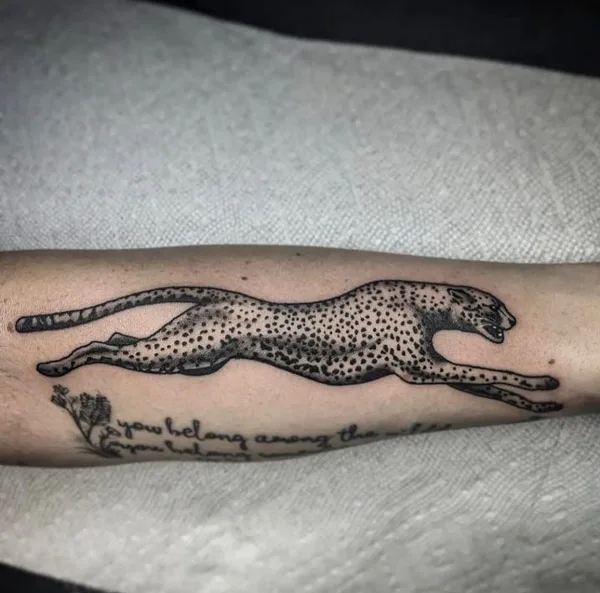 Cheetah tattoo 3