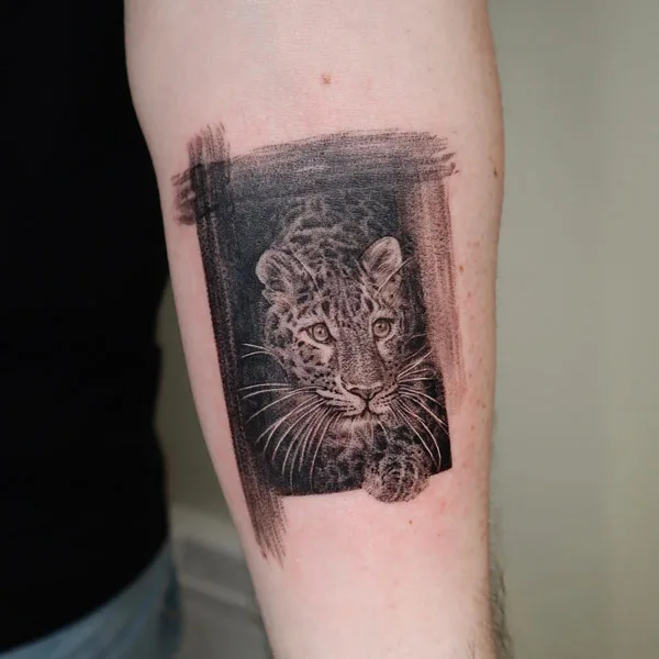 Cheetah tattoo 32