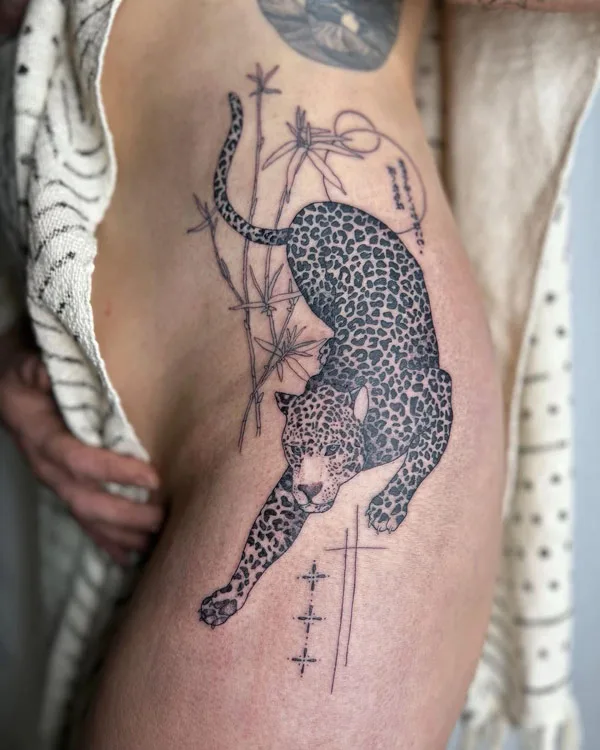 Cheetah tattoo 33