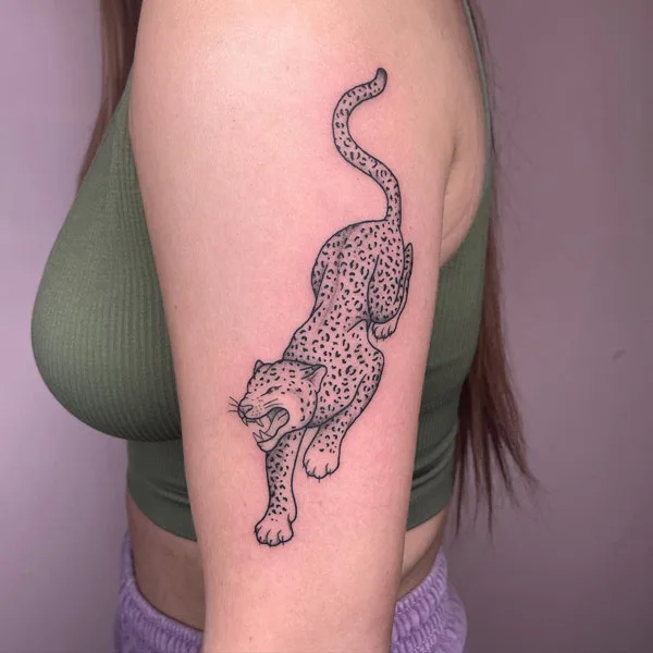 Cheetah tattoo 34