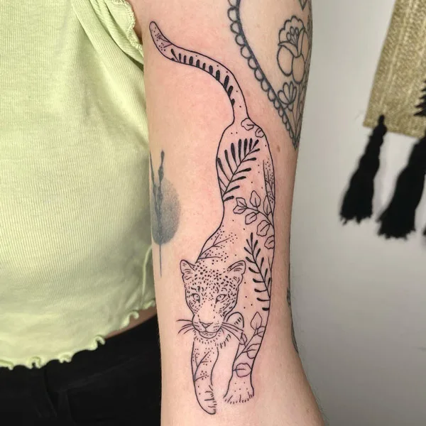 Cheetah tattoo 36