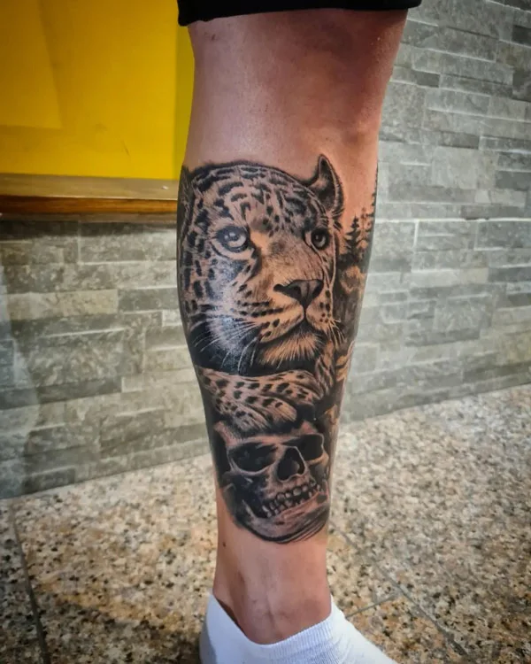 Cheetah tattoo 38