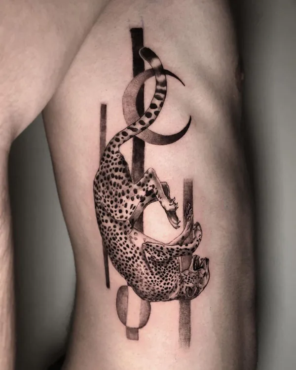 Cheetah tattoo 40