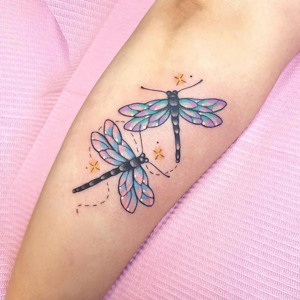 Dragonfly tattoo 9