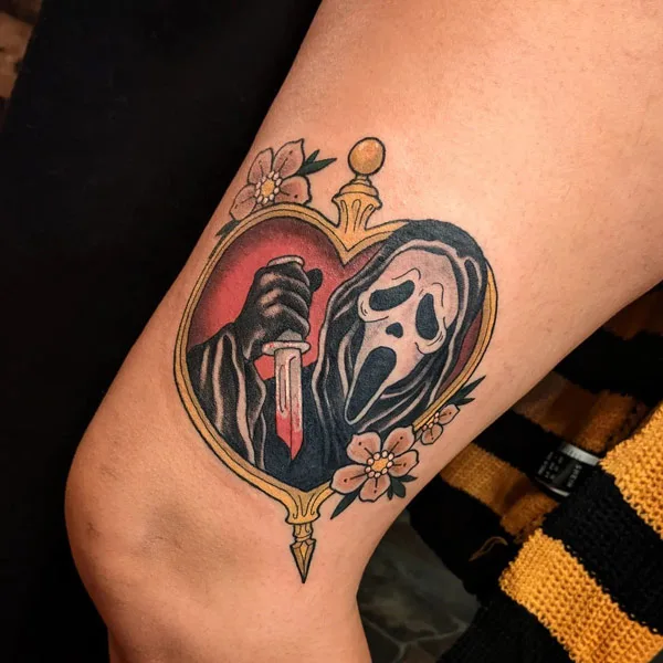Ghostface tattoo 10