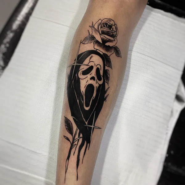 Ghostface tattoo 27