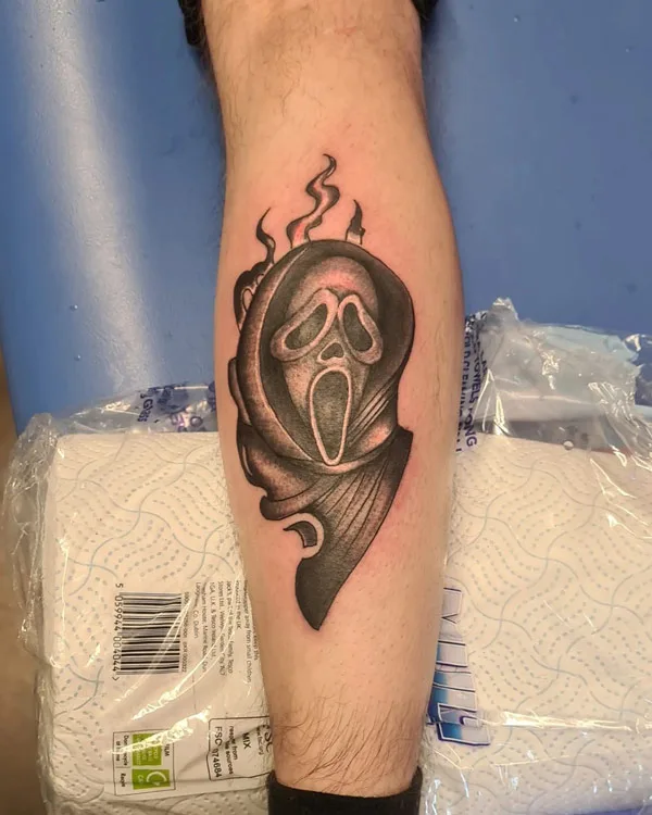 Ghostface tattoo 35