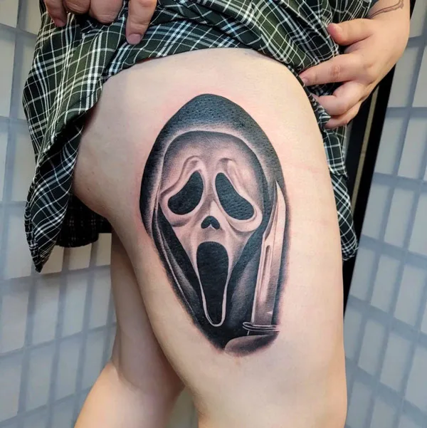 Ghostface tattoo 47