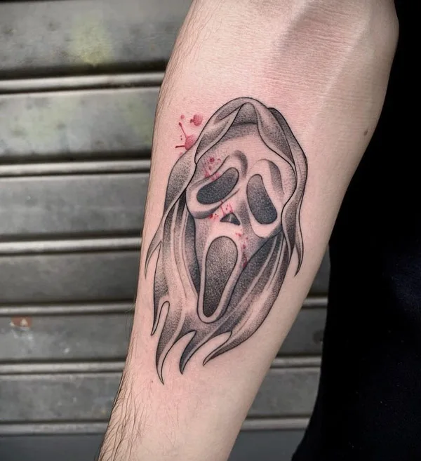 Ghostface tattoo 49