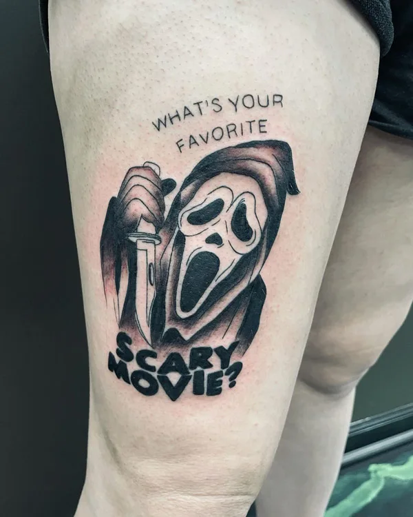 Ghostface tattoo 77
