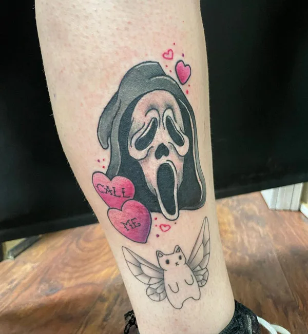 Ghostface tattoo 87