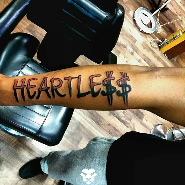 Heartless tattoo 13