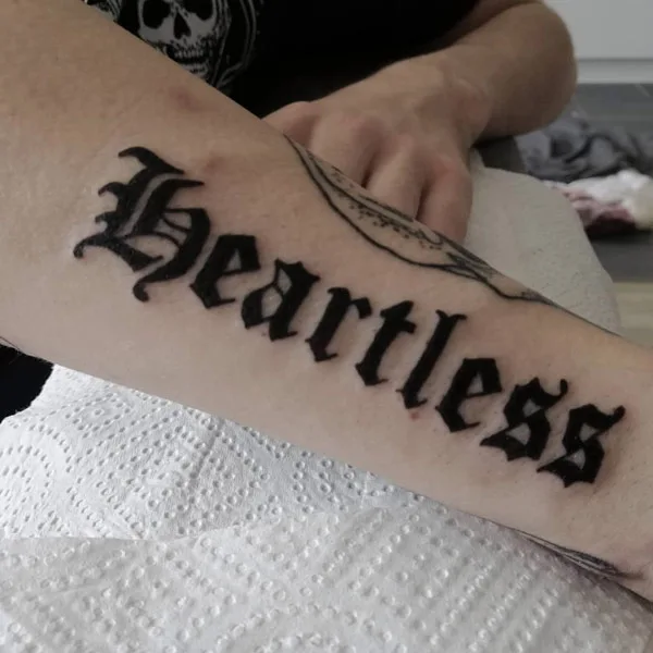 Heartless tattoo 2
