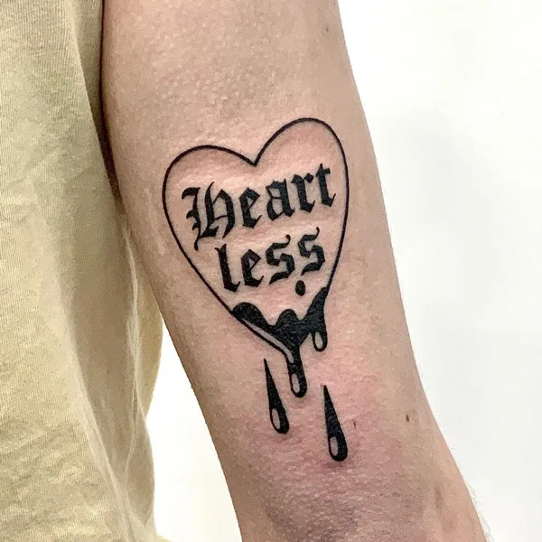 Heartless tattoo 32