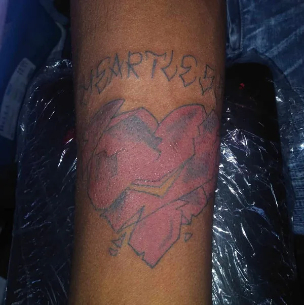 Heartless tattoo 47