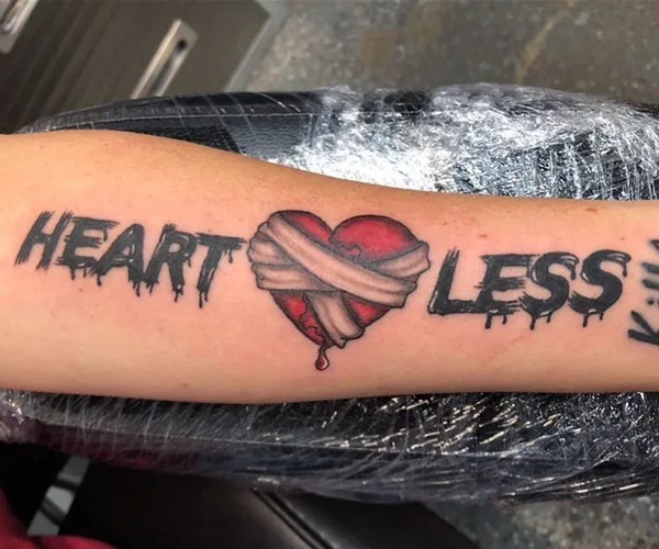 Heartless tattoo 49