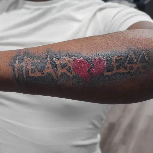 Heartless tattoo 50