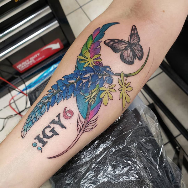 IGY6 butterfly tattoo