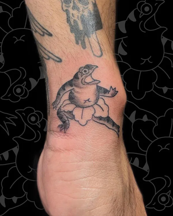 Japanese frog tattoo 28