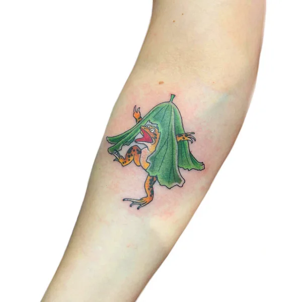 Japanese frog tattoo 33