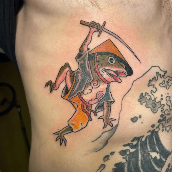 Japanese frog tattoo 57