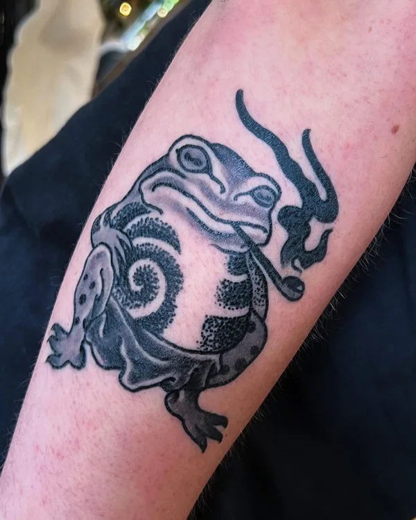 Japanese frog tattoo 64