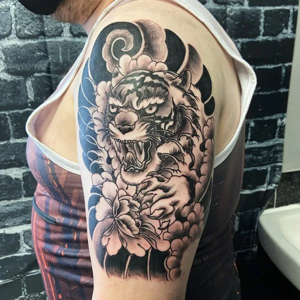 Japanese tiger tattoo 11
