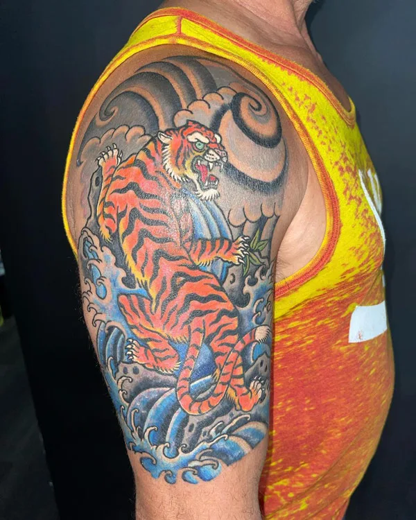 Japanese tiger tattoo 21