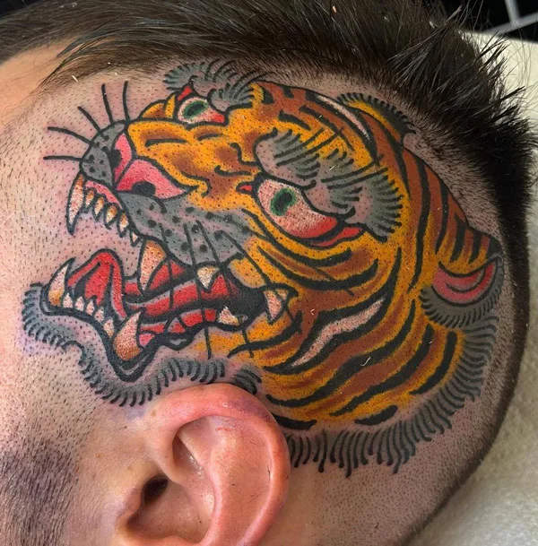 Japanese tiger tattoo 22