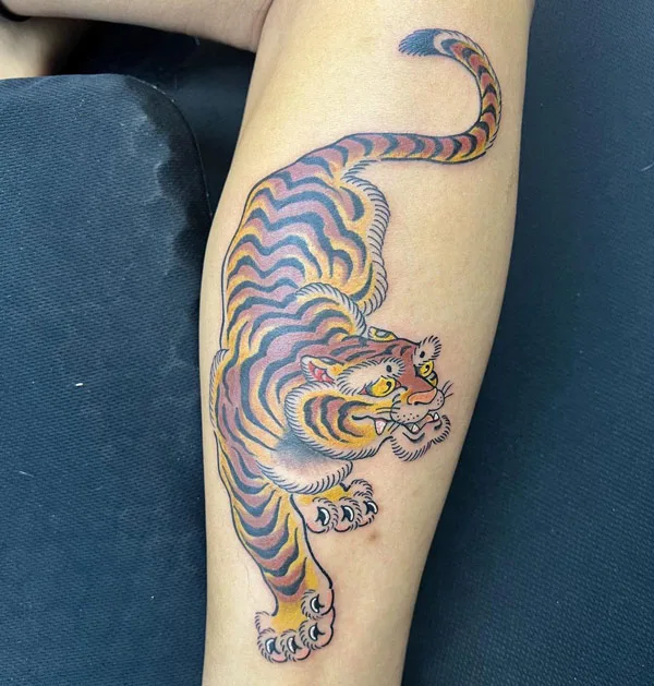 Japanese tiger tattoo 3