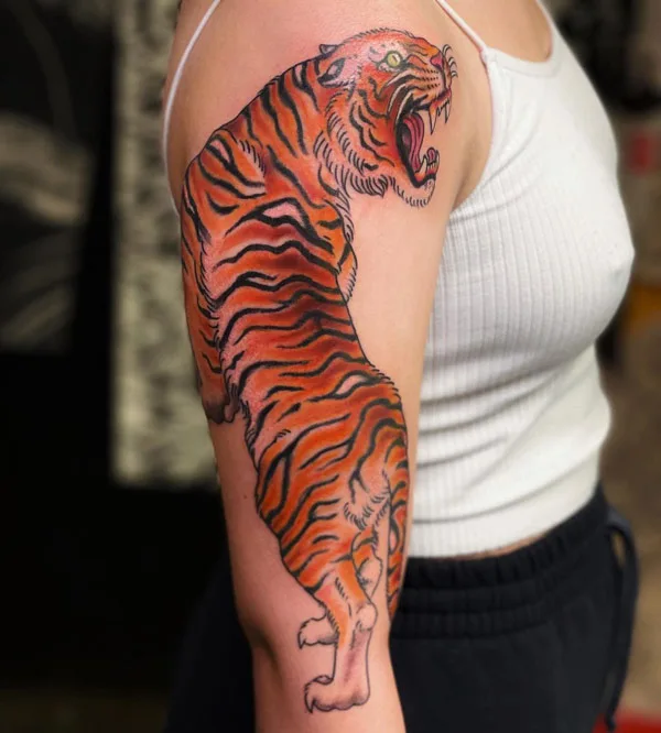 Japanese tiger tattoo 31
