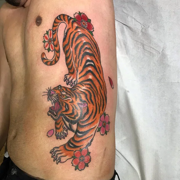 Japanese tiger tattoo 32