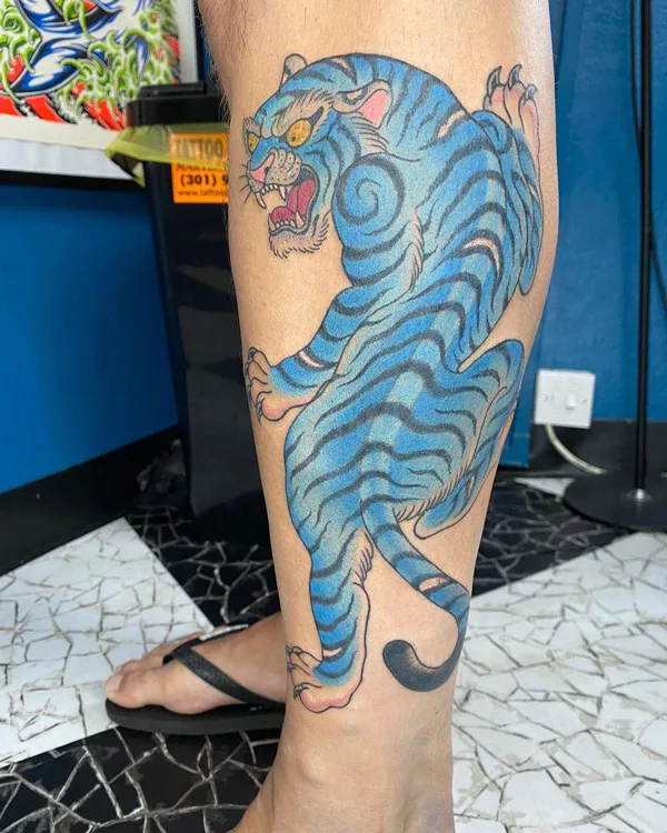 Japanese tiger tattoo 50