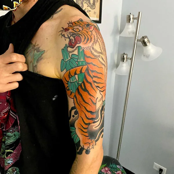 Japanese tiger tattoo 52