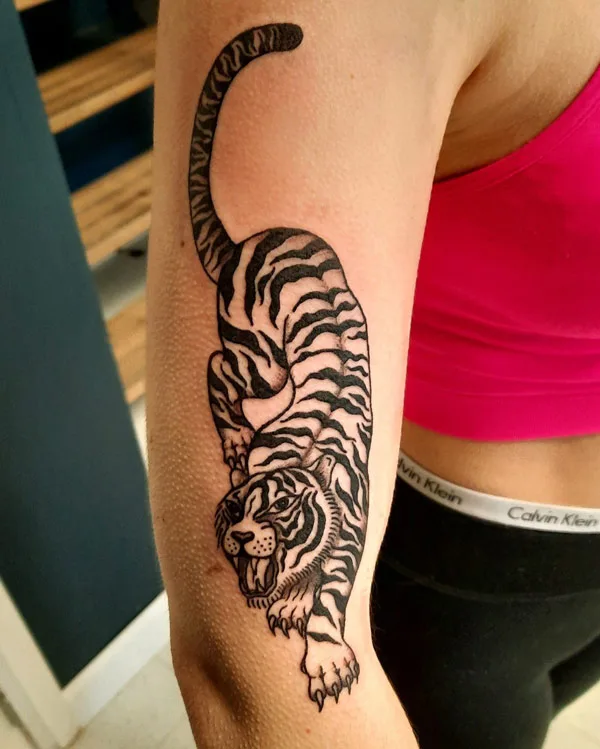 Japanese tiger tattoo 53