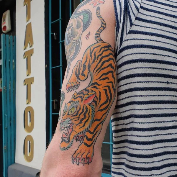 Japanese tiger tattoo 62