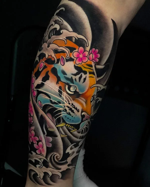 Japanese tiger tattoo 66