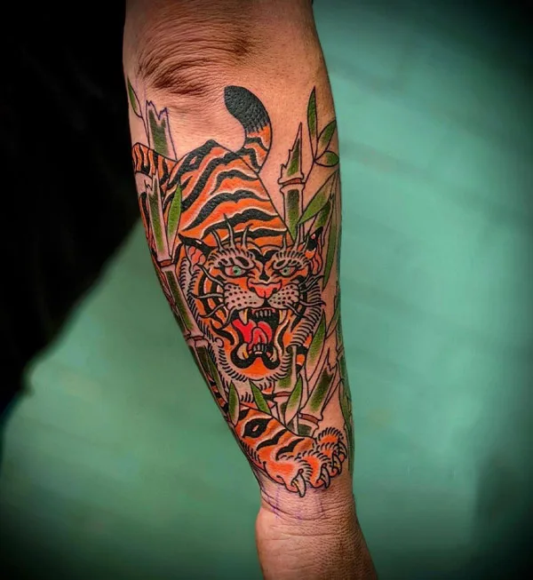 Japanese tiger tattoo 75