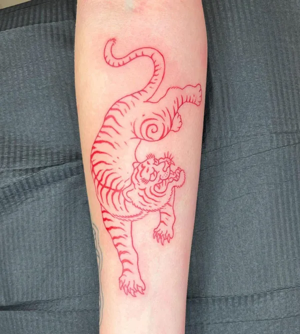 Japanese tiger tattoo 84