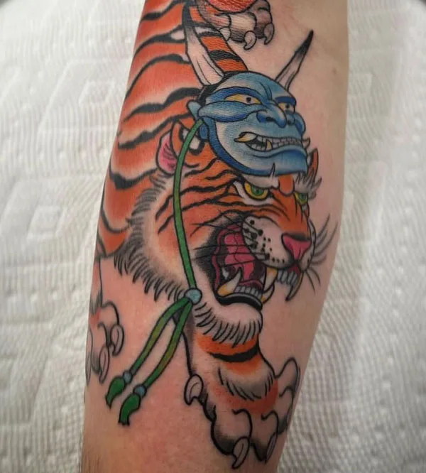 Japanese tiger tattoo 88